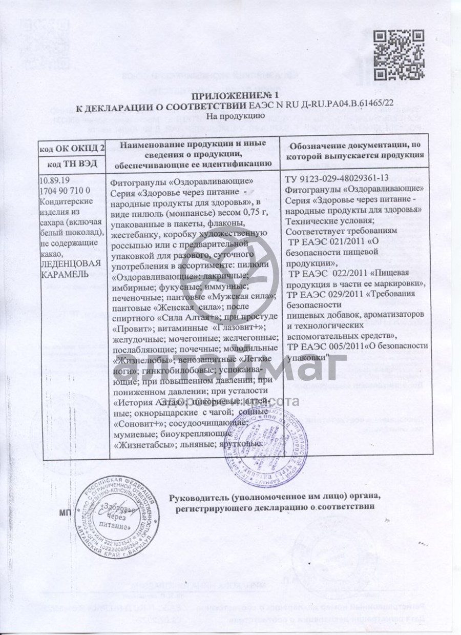 Сертификат на товар Целлотон-форте+ гранулы 150 г Целлотон-форте+ гранулы 150 г сертификат