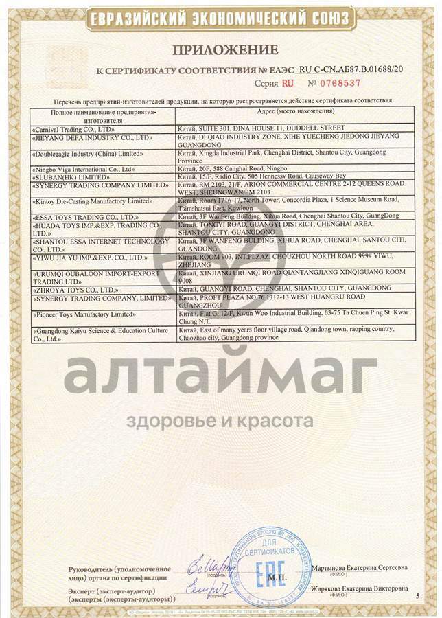 Сертификат на товар Резиновые игрушки Зверушки 21*21см 608 №6 Резиновые игрушки Зверушки 21*21см 608 №6 сертификат