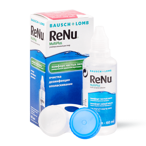 Изображение товара Раствор renu multiplus для линз с протеиновой очисткой 60мл Раствор renu multiplus для линз с протеиновой очисткой 60мл фотография