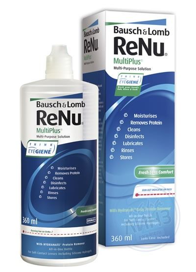 Изображение товара Раствор renu multiplus для линз с протеиновой очисткой 360мл Раствор renu multiplus для линз с протеиновой очисткой 360мл фотография
