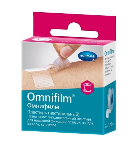 Изображение товара Пластырь Omnifilm гиппоаллергенный из прозрачной пленки, 1,25см х 5м Пластырь Omnifilm гиппоаллергенный из прозрачной пленки, 1,25см х 5м фотография