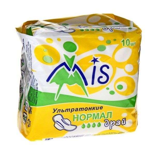 Изображение товара Прокладки МИС Ультратонкие Нормал Драй №10 Прокладки МИС Ультратонкие Нормал Драй №10 фотография