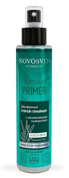 Изображение товара Новосвит двухфазный спрей-праймер с увлажняющей сывороткой Алоэ вера фиксатор макияжа 100мл Новосвит двухфазный спрей-праймер с увлажняющей сывороткой Алоэ вера фиксатор макияжа 100мл фотография