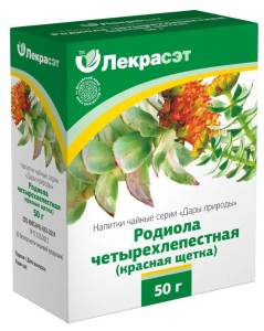 Красная щетка, корни (родиола четырехлепестная), 50 г (Лекра-сэт)