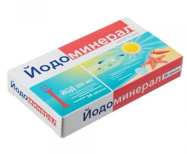 Изображение товара Йодоминерал 200мкг №56 Йодоминерал 200мкг №56 фотография
