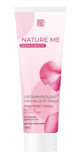 Изображение товара Маска для лица Увлажняющий Nature Me с гидролатом розы Фэмили Косметик 100г Маска для лица Увлажняющий Nature Me с гидролатом розы Фэмили Косметик 100г фотография