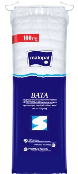 Вата Bella Зиг Заг хлопковая нестерильная 100 г фотография