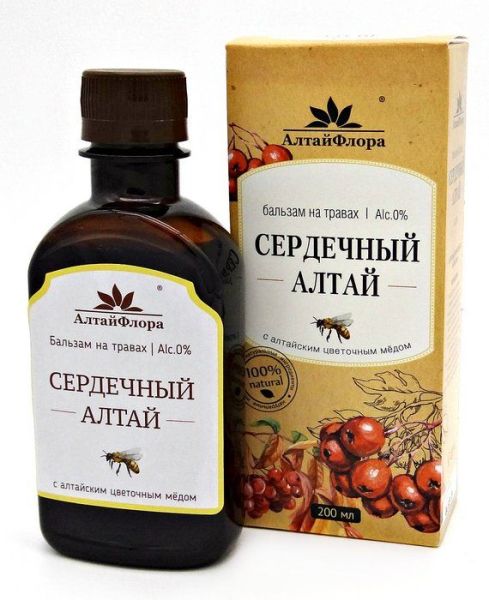 Изображение товара Бальзам Сердечный Алтай Алтайская чайная компания 200мл Бальзам Сердечный Алтай Алтайская чайная компания 200мл фотография