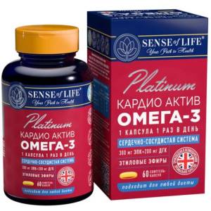 Омега-3 Кардио актив SENSE of life 30 капсул