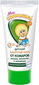 Мое солнышко Крем от комаров детский защитный, 50 мл